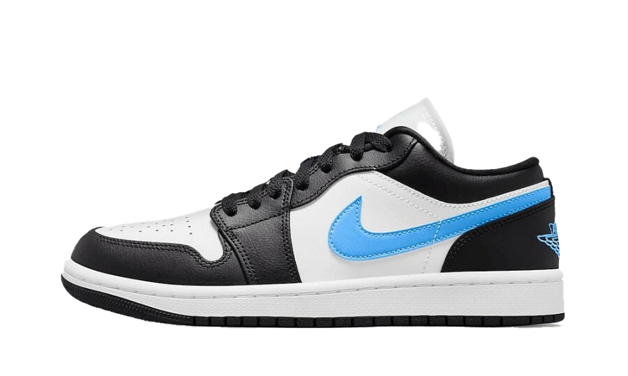Jordan 1 Low Black University Blue White