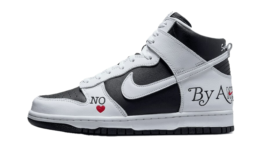 Nike SB Dunk High Supreme By Any Means Black White