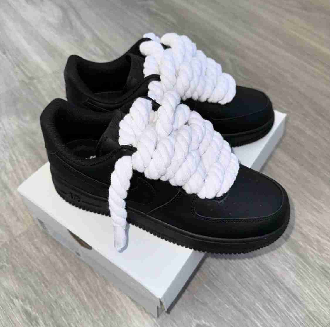Nike Air Force 1 "Rope Laces Triple White"