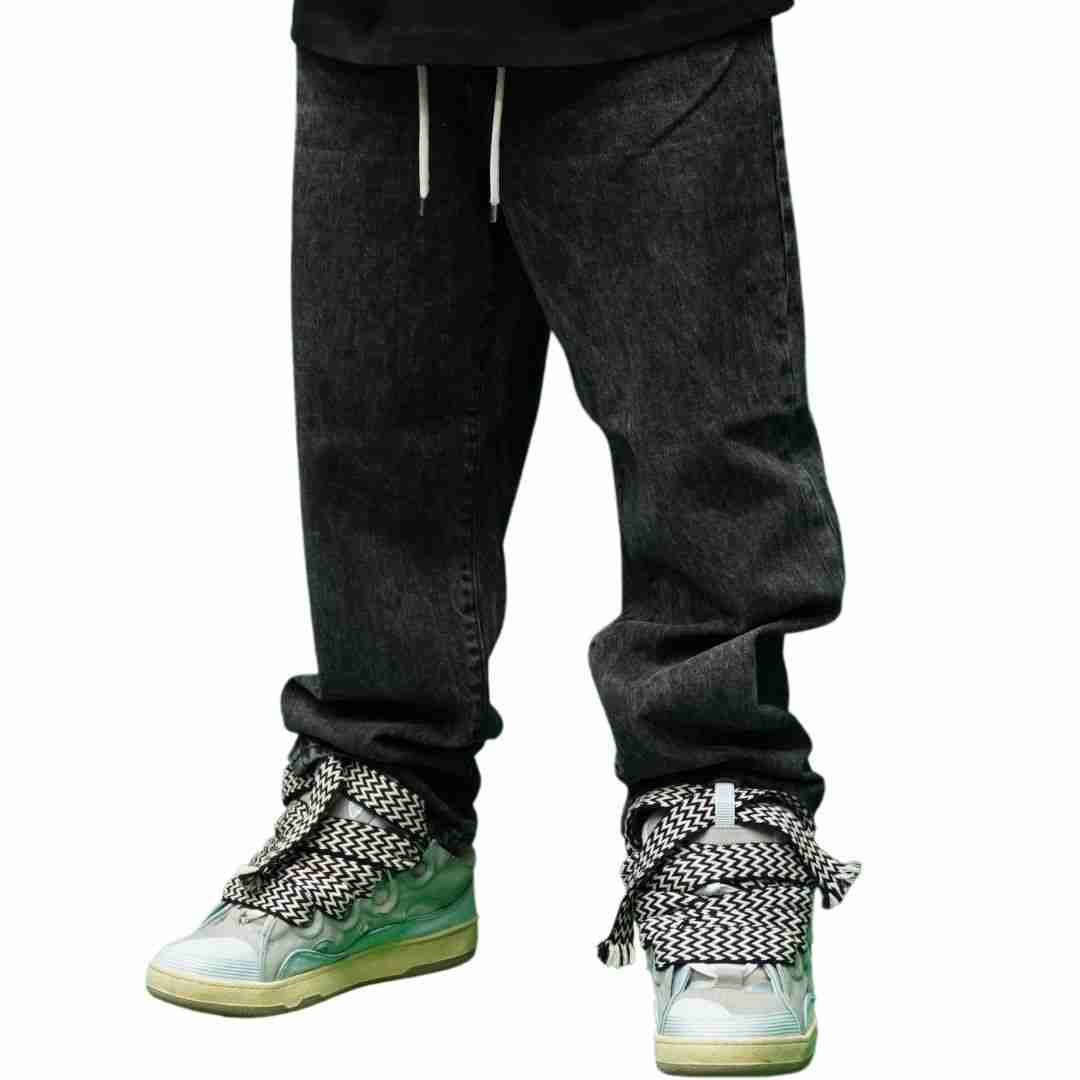 Baggy Nero Marmorizzato BPM