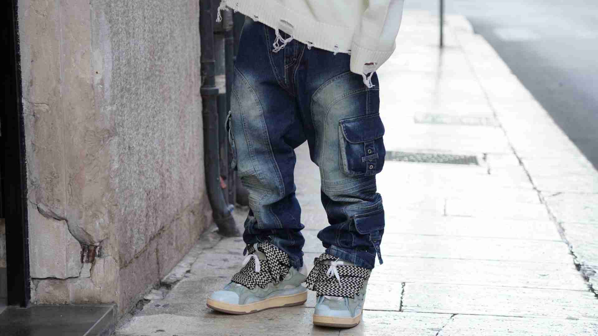 Jeans Cargo Dark Blue