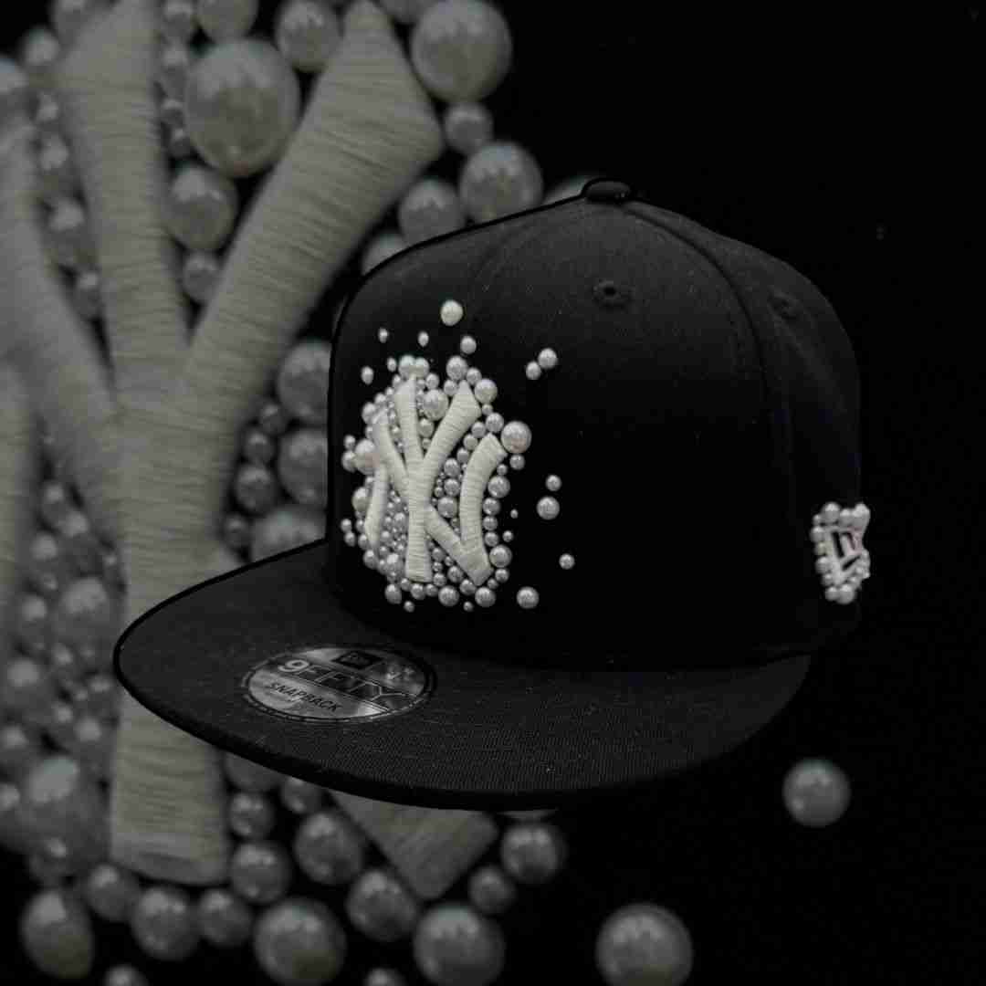 Cap New Era 9fifty snapback logo custom Swarovski