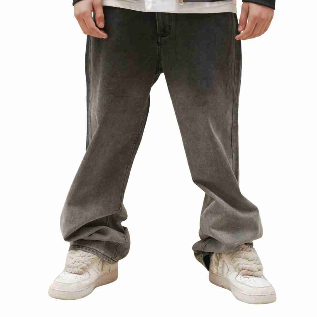 Jeans sporcato black