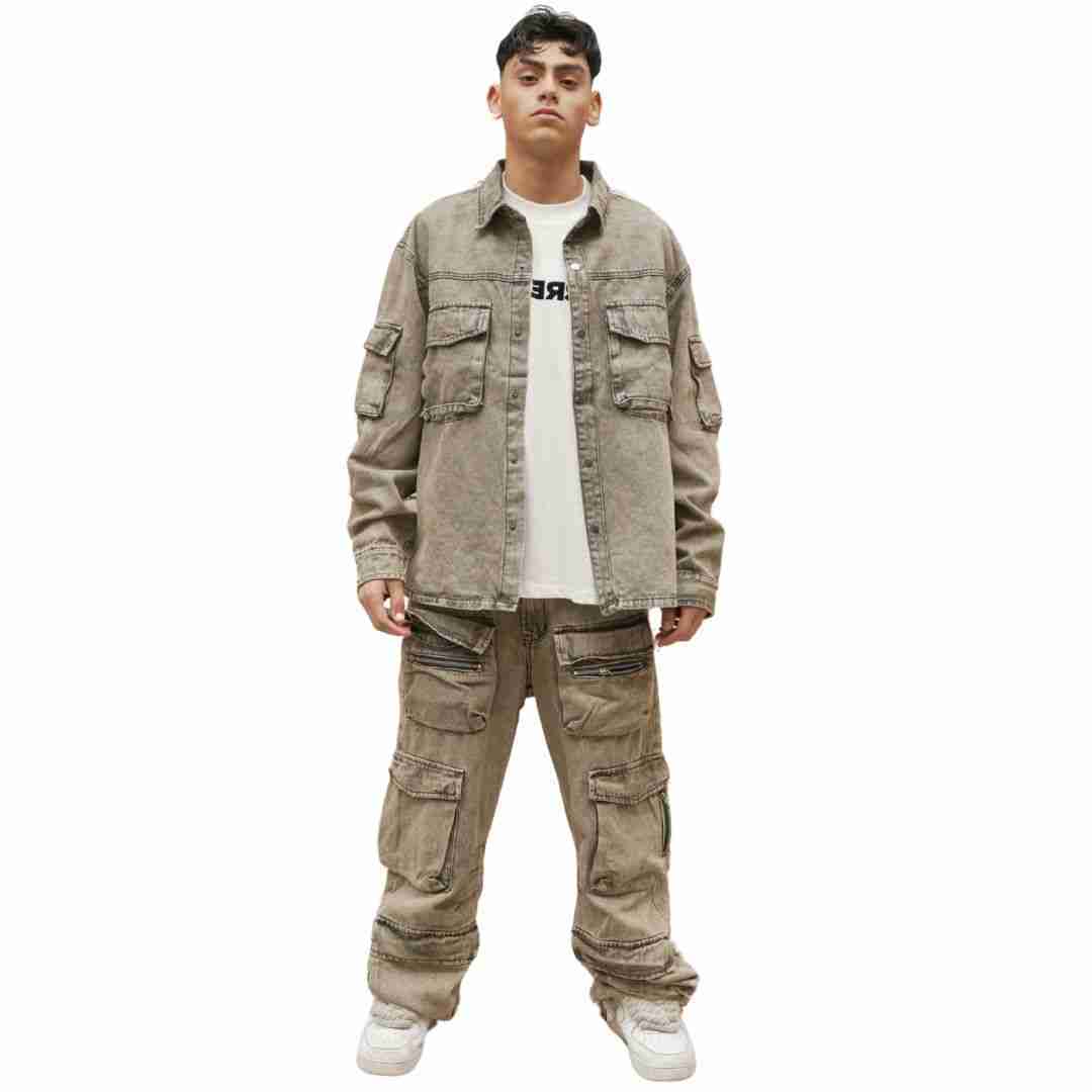 Coordinato cargo ruggine