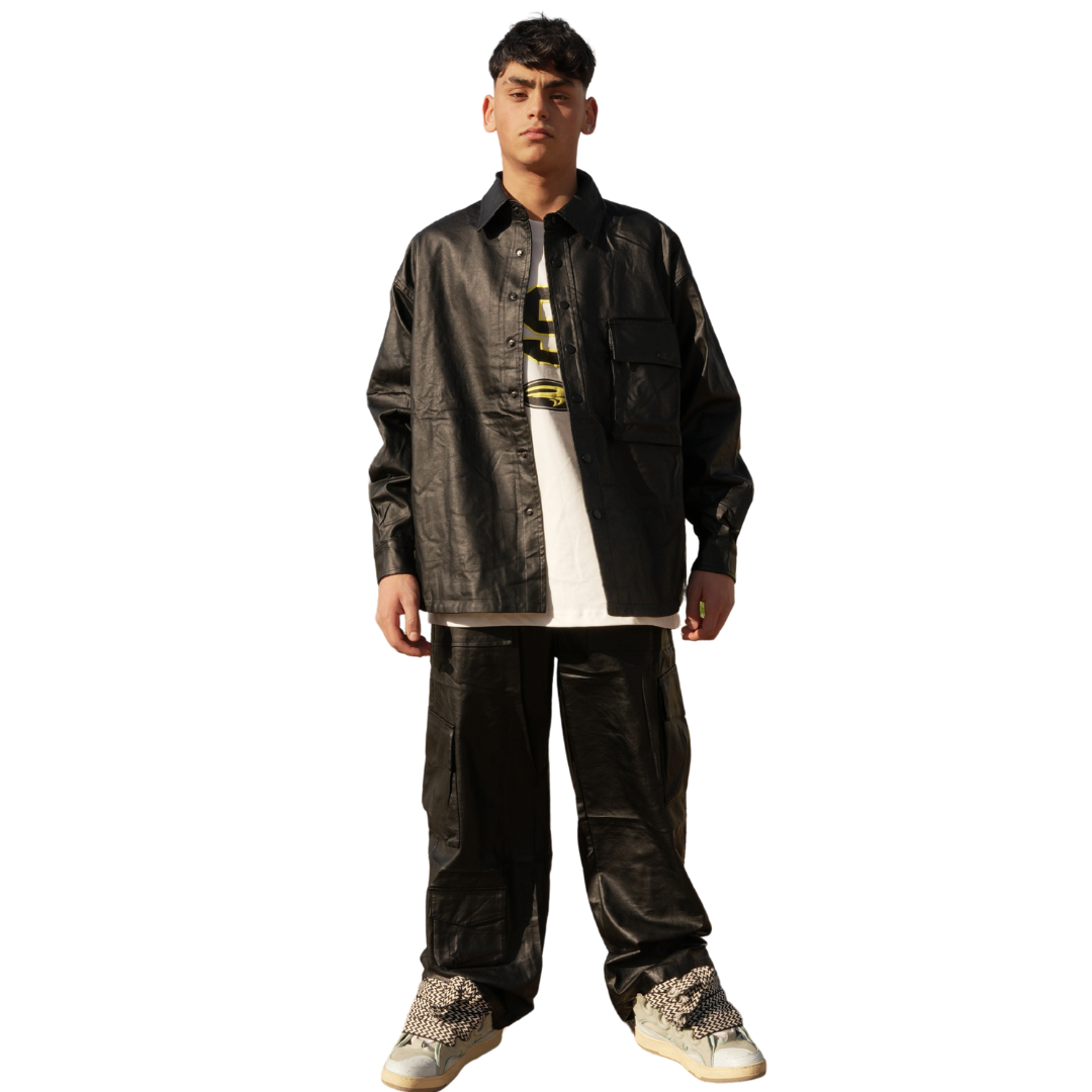 Coordinato in pelle
