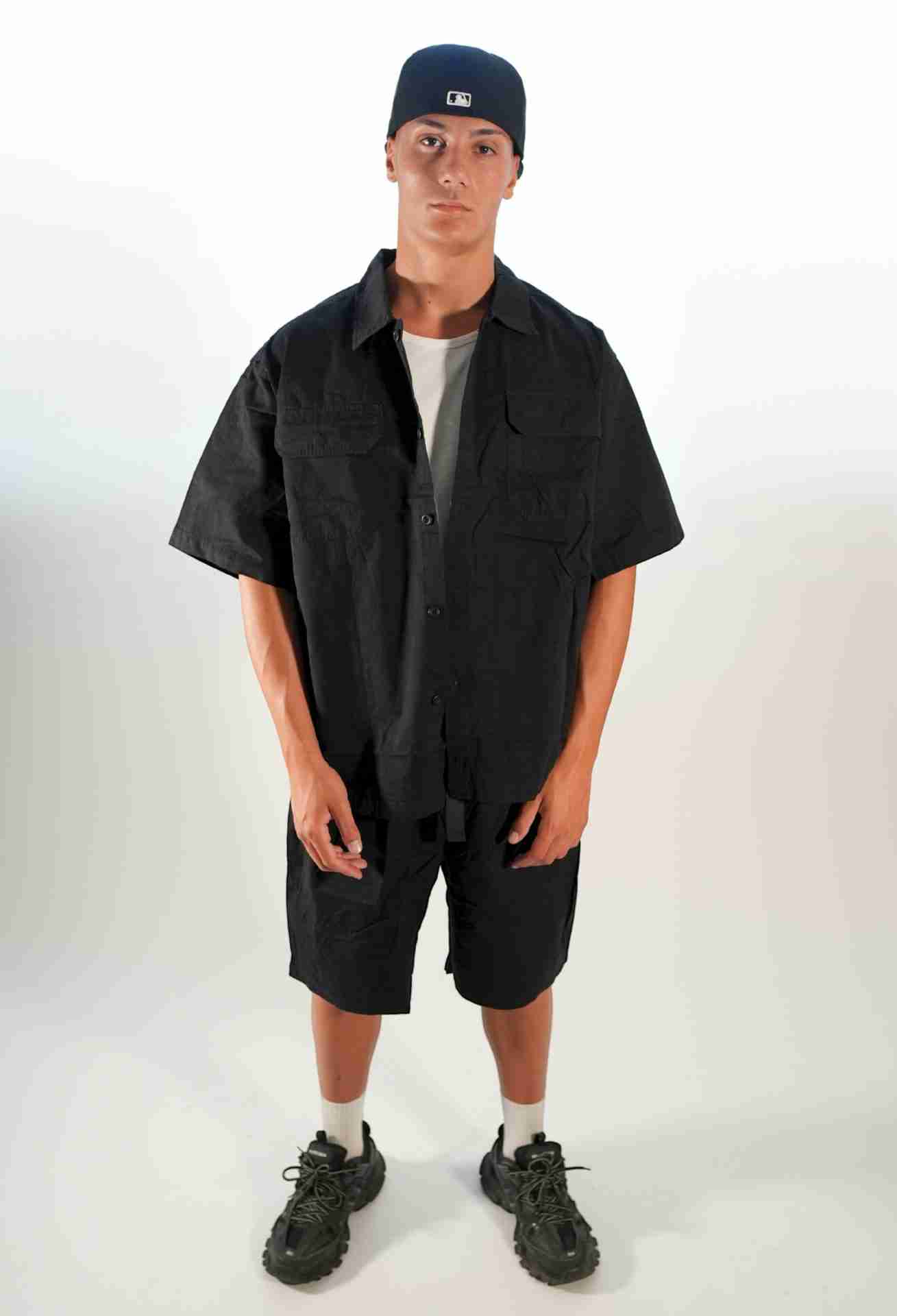 Coordinato black in cotone