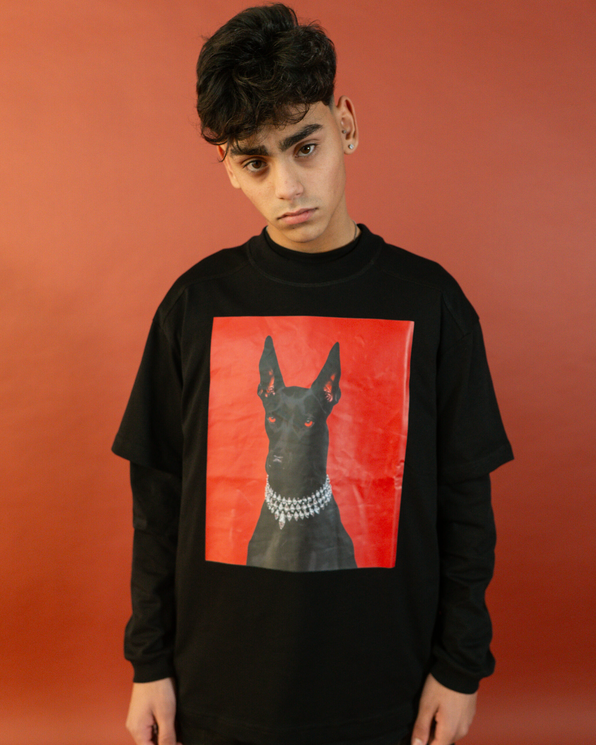 T-shirt dependencia doberman