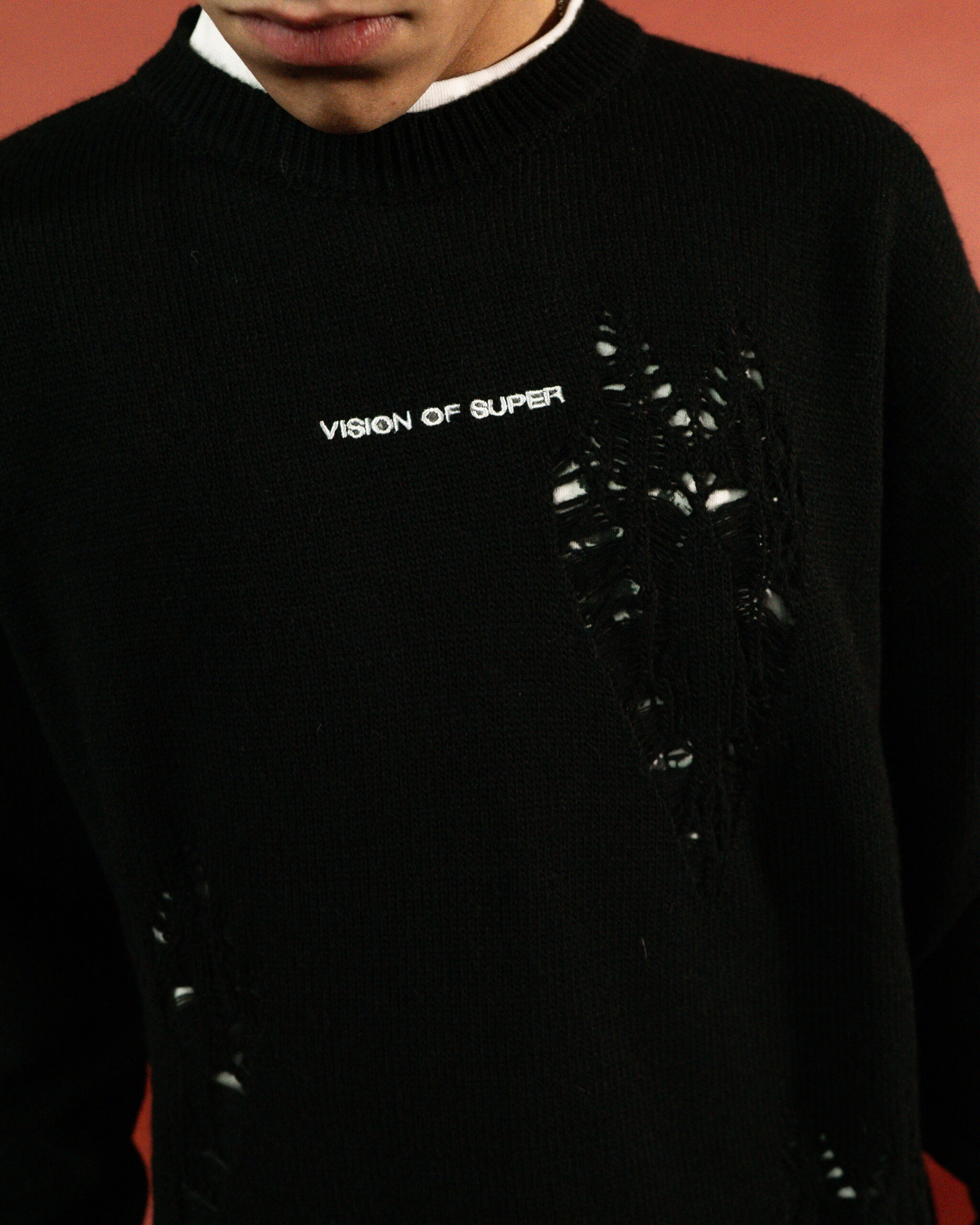 Maglione vision of super con rotture - immagine 2