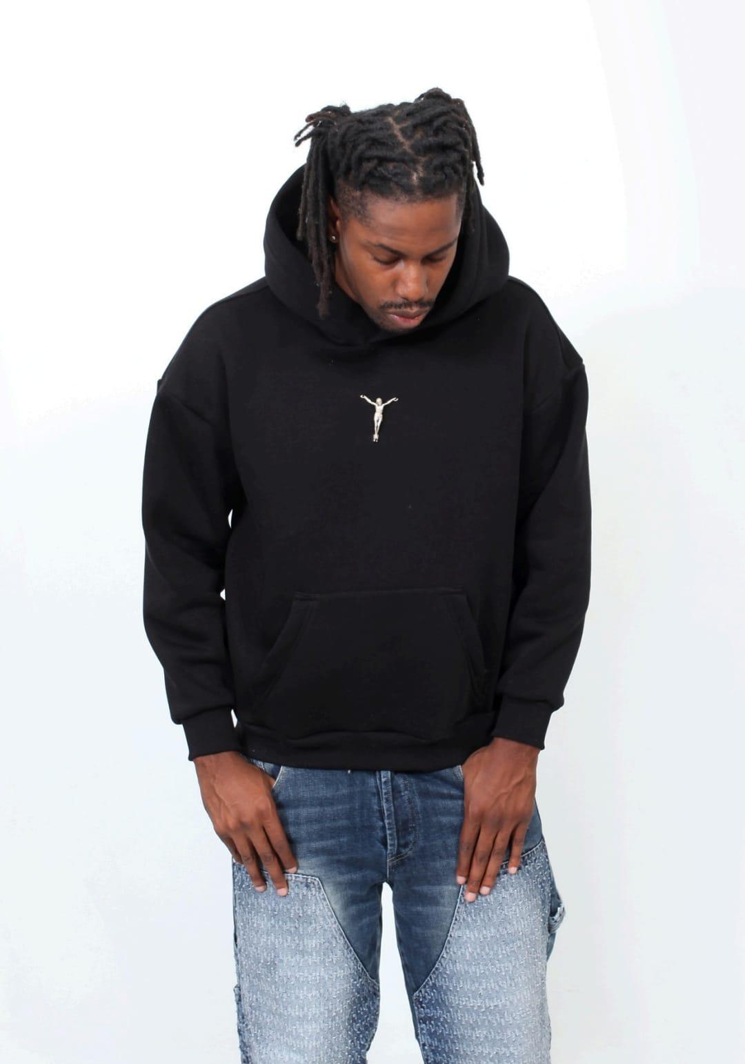 Felpa trust no one black jesus 